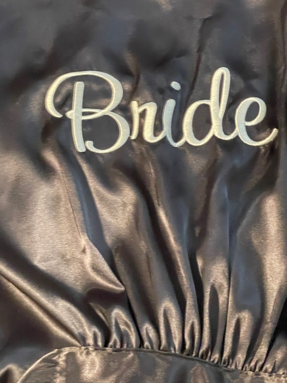 Silky Robe with Ties Bridal Bride Wedding